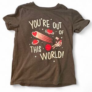 Valentine’s Dat Kids Shirt with Space Design